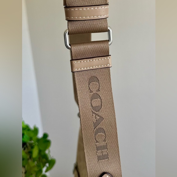 Coach Ellie Signature Crossbody File Messenger Bag with Jacquard Strap - Picture 8 of 16